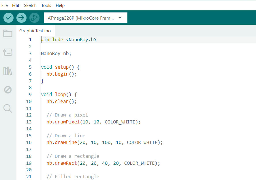 NanoBoy Game Development Library for Arduino
